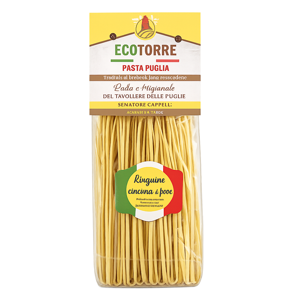 Linguine curcuma, limone e pepe 500gr